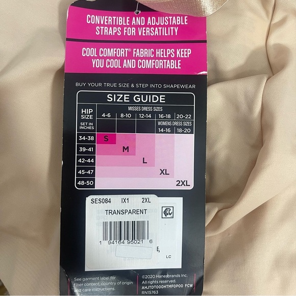 NEW Maidenform Self Expressions Low Back Bodysuit NWT 2XL - Picture 4 of 7